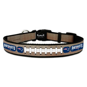 New England Patriots Pet Collar Reflective Football Size Small CO