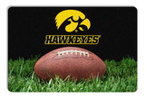 Iowa Hawkeyes Classic  Football Pet Bowl Mat - L