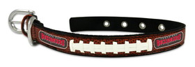 Tampa Bay Buccaneers Pet Collar Leather Classic Football Size Small CO