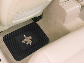 New Orleans Saints Car Mat Heavy Duty Vinyl Rear Seat