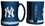 New York Yankees Coffee Mug - 14oz Sculpted Relief - Blue