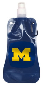 Michigan Wolverines Water Bottle 16oz Foldable CO