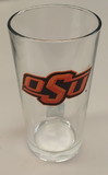 Oklahoma State Cowboys Glass Pint 16oz 3 Color CO