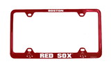 Boston Red Sox License Plate Frame Laser Cut Red