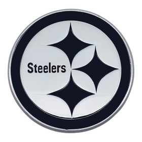 Pittsburgh Steelers Auto Emblem Premium Metal Chrome