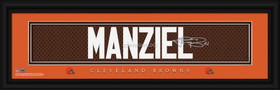 Cleveland Browns Print 8x24 Signature Style Johnny Manziel