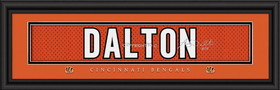 Cincinnati Bengals Andy Dalton Print - Signature 8"x24"