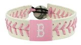 Boston Red Sox Baseball Bracelet - Pink Style