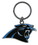 Carolina Panthers Chrome Logo Cut Keychain