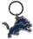 Detroit Lions Chrome Logo Cut Keychain