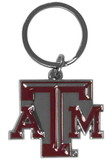 Texas A&M Aggies Chrome Logo Cut Keychain