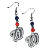 Washington Nationals Earrings Dangle Style CO
