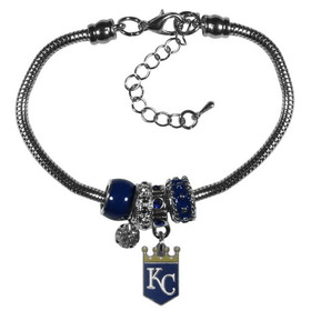 Kansas City Royals Bracelet Euro Bead Style CO