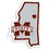 Mississippi State Bulldogs Decal Home State Pride Style