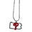 Philadelphia Phillies Necklace Chain with State Shape Charm CO