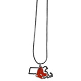 Boston Red Sox Necklace Chain with State Shape Charm CO