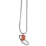 San Francisco Giants Necklace Chain with State Shape Charm CO