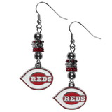 Cincinnati Reds Earrings Fish Hook Post Euro Style CO