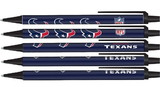 Houston Texans Pens Click Style 5 Pack