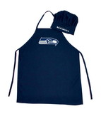 Seattle Seahawks Apron and Chef Hat Set