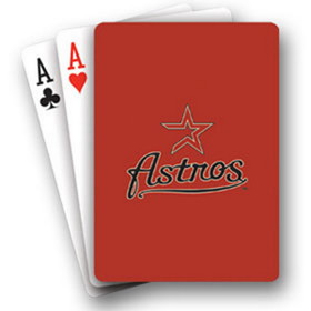 Houston Astros Playing Cards Diamond Plate