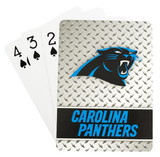 Carolina Panthers Playing Cards Diamond Plate