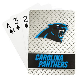 Carolina Panthers Playing Cards Diamond Plate