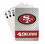 San Francisco 49ers Playing Cards - Diamond Plate