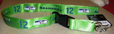 Seattle Seahawks Lanyard Breakaway with Key Ring Style 12th Man Green Design