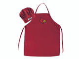 Louisville Cardinals Apron and Chef Hat Set