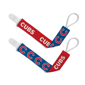 Chicago Cubs Pacifier Clips 2 Pack