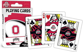Ohio State Buckeyes Playing Cards Logo Alternate