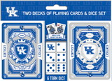 Kentucky Wildcats Playing Cards and Dice Set