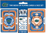 Florida Gators Playing Cards and Dice Set