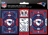 New England Patriots Playing Cards and Dice Set