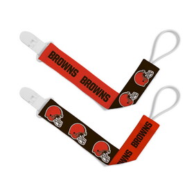 Cleveland Browns Pacifier Clips 2 Pack
