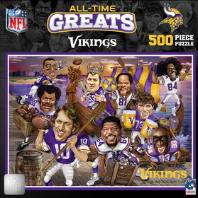 Minnesota Vikings Puzzle 500 Piece All-Time Greats