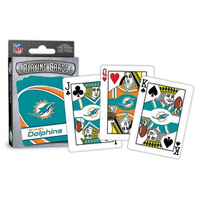 Miami Dolphins Playing Cards Logo