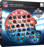 NFL Football Helmet Shaped Puzzle 500 Piece