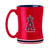 Los Angeles Angels Coffee Mug 14oz Sculpted Relief Team Color