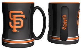 San Francisco Giants Coffee Mug 14oz Sculpted Relief Team Color