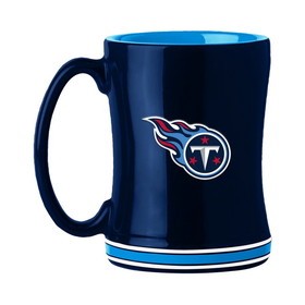 Tennessee Titans Coffee Mug 14oz Sculpted Relief Team Color