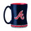 Atlanta Braves Coffee Mug 14oz Sculpted Relief Team Color