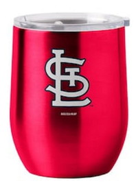 St. Louis Cardinals Travel Tumbler 16oz Stainless Steel Curved