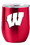 Wisconsin Badgers Travel Tumbler 16oz Stainless Steel Curved