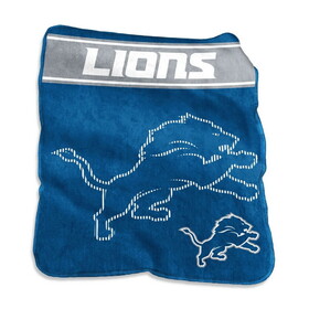 Detroit Lions Blanket 60x80 Raschel Throw
