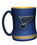 St. Louis Blues Coffee Mug 14oz Sculpted Relief Team Color
