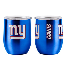 New York Giants Travel Tumbler 16oz Stainless Steel Curved
