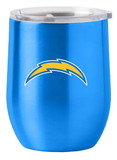 Los Angeles Chargers Travel Tumbler 16oz Stainless Steel Curved