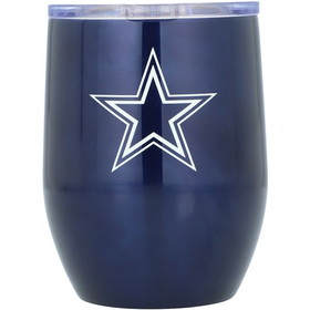 Dallas Cowboys Travel Tumbler 16oz Stainless Steel Curved